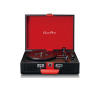 TT-110BKRD - Platine vinyle Bluetooth avec haut-parleurs intégrés - Noir Rouge