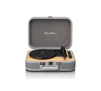 Platine vinyle rétro Bluetooth avec haut-parleurs intégrés TT-116GY Noir