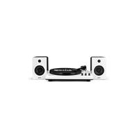 Gemini Sound TT-900 - Platine à 3 vitesses avec Bluetooth, enceintes stéréo 2 voies et réglage Pitch (ensemble blanc)