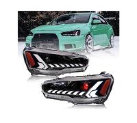 TT-ABC LED phares Compatible Pour Mitsubishi Lancer 2008-2017 DRL voiture avant lumière assemblage Signal Auto accessoires lampe