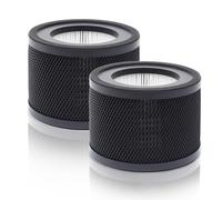 TT-AP001 Lot de 2 filtres de rechange, compatibles avec le purificateur d'air TaoTronics TT-AP001 et le purificateur d'air VAVA VA-EE014, filtre HEPA 3 en 1 et filtre à charbon actif