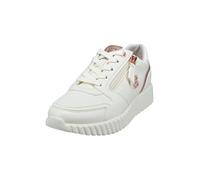 TT. BAGATT Baskets basses 'AI6' or rose / blanc, Taille 39