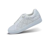 TT bagatt Baskets basses pour femme, semelle interchangeable, Or blanc 2051, 37 EU