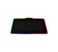 Tt eSPORTS Draconem RGB Noir - tapis de souris (Noir, Monotone, Caoutchouc, Souris optique, 355 mm, 255 mm)