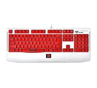 TT Esports KNUCKER Clavier USB QWERTY Blanc - Claviers (Standard, avec Fil, USB, QWERTY, Blanc)