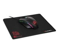 Tt eSPORTS TALON Elite RGB Combo - Souris - optique - 6 boutons - filaire - USB - noir