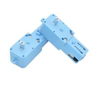 TT gear electronic starter electronic starter single and double shaft metal gear intelligent car robot accessories CZAOINCU(Biaxial)