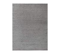 TT Home Salon Tapis Poils Ras Design Uni Moderne Et Intemporel, Couleur:Anthracite, Dimension:160x220 cm