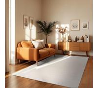 TT Home Tapis pour Extérieur Tapis De Cuisine Balcon Terrasse Design Uni Moderne, Couleur:Ivoire, Dimension:140x200 cm