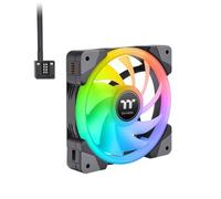 Thermaltake Ventilateur PC CL-F143-PL12SW-A 120x120x25 mm Noir RVB avec commande d'éclairage