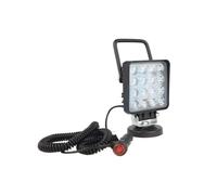 TT Technology Phare de Travail LED Magnétique 48 W 3400 LM IP67 | Câble de 3,5 m et fixation aimantée. Idéal pour tracteur, engin de chantier, camion et dépannage nocturne sous 10/30 V.