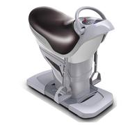 TT-YEC Appareil d'exercice Abdominal pour L'équitation À 20 Vitesses, Appareil D'équitation Électrique, Appareil De Fitness De Simulation 3D, Simulateur D'équitation 200 W avec Écran LCD,Gris