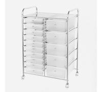 TT-YEC Chariot De Rangement Mobile Grande Capacité, Étagère De Rangement Pour Salon De Coiffure Avec 4 À 20 Tiroirs, Armoire De Rangement À Roulettes Pour Salon De Beauté,15 drawers c