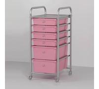 TT-YEC Chariot De Rangement Mobile Grande Capacité, Étagère De Rangement Pour Salon De Coiffure Avec 4 À 20 Tiroirs, Armoire De Rangement À Roulettes Pour Salon De Beauté,6 drawers c