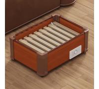 TT-YEC Chauffe-Pieds Et Chauffe-Jambes D'hiver, Chauffe-Pieds Domestique En Bois Massif Avec Réglage Progressif De La Température, Chauffe-Pieds Simple/Double.,Al45×w32×h18cm
