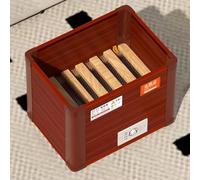 TT-YEC Chauffe-Pieds Et Chauffe-Jambes D'hiver, Chauffe-Pieds Domestique En Bois Massif Avec Réglage Progressif De La Température, Chauffe-Pieds Simple/Double.,Bl42×w32×h30cm