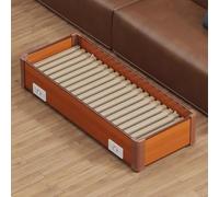 TT-YEC Chauffe-Pieds Sûr Et Silencieux Avec Thermostat Et Contrôle De Température En Continu, Chauffe-Pieds Et Chevilles En Bois, Adapté Pour Une Utilisation Sous Les Bureaux.,L100×w40×h18cm