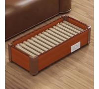 TT-YEC Chauffe-Pieds Sûr Et Silencieux Avec Thermostat Et Contrôle De Température En Continu, Chauffe-Pieds Et Chevilles En Bois, Adapté Pour Une Utilisation Sous Les Bureaux.,L70×w32×h18cm