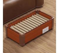TT-YEC Chauffe-Pieds Sûr Et Silencieux Avec Thermostat Et Contrôle De Température En Continu, Chauffe-Pieds Et Chevilles En Bois, Adapté Pour Une Utilisation Sous Les Bureaux.,L60×w32×h18cm