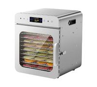 TT-YEC Déshydrateur Alimentaire Commercial 500 W, Plateau En Acier Inoxydable 10 Couches, Minuterie Réglable De 0 À 24 Heures, Contrôle De La Température, Déshydrateur Alimentaire Compact