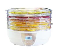TT-YEC Déshydrateur Alimentaire Domestique À 5 Couches, Séchoir À Fruits 350W, Minuterie De 48 Heures, Contrôle De La Température De 40 À 70 °C, Petite Machine De Séchage De Fruits De Mer