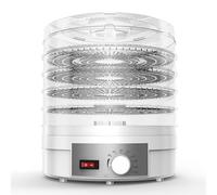 TT-YEC Déshydrateur Alimentaire Électrique, Plateau 5 Couches 26CM, Déshydrateur Fruits Et Légumes 350W, Réglage De La Température 35-70°, Déshydrateur Alimentaire Professionnel