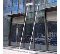 TT-YEC Essuie-Glace Intérieur Et Extérieur À Hautes Vitres avec Rallonge en Alliage D'aluminium Et Grattoir De 35 Cm, Chiffon De Nettoyage Remplaçable,Pole Length 2.53m