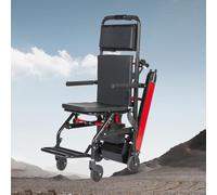 TT-YEC Fauteuil Roulant Monte-Escaliers Léger En Alliage D'aluminium, Élévateur D'escalier Mobile Et Pratique, Déambulateur Pliable, Chariot Réglable, 250 W, Capacité De Charge 250 Kg