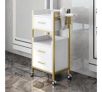 TT-YEC Meubles De Rangement Pour Salons De Coiffure Et Équipements De Spa, Chariots De Salon Avec Tiroirs Et Supports Pour Sèche-Cheveux, Chariots De Salon Professionnels À Roulettes.,G