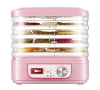 TT-YEC Petit Déshydrateur Alimentaire Domestique, Déshydrateur De Fruits Professionnel, Contrôle De La Température Par Minuterie 250W, Plateau À 5 Couches, Séchoir Alimentaire