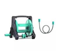 TT-YEC Stand Up Hose Reel, Enrouleur De Tuyau De Jardin Multidirectionnel À Bras Unique, Tient Un Tuyau De 40 M, Vert, Léger Portable Hose Reel, Stockage Et Arrosage De Tuyau Pratique