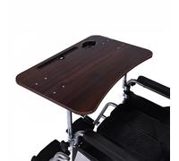 TT-YEC Table Amovible Pour Fauteuil Roulant Avec Emplacement Pour Carte SIM Et Porte-Gobelet, Plateau Portable Pour Fauteuil Roulant, Accessoires Pour Fauteuil Roulant Adulte,C
