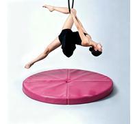TT-YEC Tapis De Danse Pliable, Anti-Chute Et Antidérapant, Fabriqué en Mousse EPE De 10 Cm D'épaisseur, Tapis Rond Anti-Chute pour Pole Dance, Tapis De Yoga À Domicile,A l160cm/62.99in