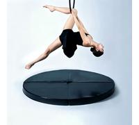 TT-YEC Tapis De Pole Dance en PU Anti-Chute, Tapis De Protection Pliable pour Pole Dance, 5 Cm D'épaisseur, Tapis De Danse Portable, Adapté Au Yoga À Domicile,A l120cm/47.24in