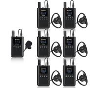 Tt125 Système De Guide Touristique, Type-C, 2.4G Système D'Audioguide À Longue Durée De Vie Des Piles, 150M Système De Description Audio, Pour Tourisme, Usine, Conférence, Formation