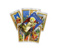 (TT89) Cartes de tarot de sorcière moderne Jeu de divination Versions anglaises Édition Oracle Board