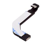 TTA-¿ Câble de données ultra-fin coudé Type-C mâle vers USB-C femelle, connecteur protecteur, charge rapide 65 W, pour tablette et téléphone