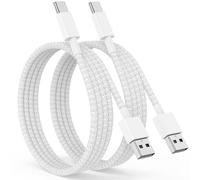 Tta-Cable Usb C Pour Iphone 16 15 Pro Max Plus,Usb C Vers Usb Charge Rapide [2m/Lot De 2]Câble Usb Type C Nylon Tressé Cable Voiture Pour Apple Carplay Compatible Avec Samsung S25 S24 S23,Ipad Pro