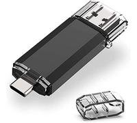 TTA-Clé USB C 128Go Dual, Clef USB 3.0 et Type C 128 Go OTG Flash Drive pour MacBook Google Chromebook Pixel, Smartphone Samsung Galaxy S8, Huawei P20 Matebook