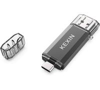 TTA-Clé USB Type C 256Go 3.0 OTG Clef USB 3.0 et USB C 256 Go Cle USB Flash Drive 256 Giga 2 en 1 à Capuchon pour PC et Huawei Xiaomi Android Smartphone Doté Type C et OTG Activé (Noir)