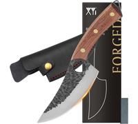 Tta-Full Tang 6 Inch Boning Fillet Knife Outdoor Fishing Cooking Steak Knife With Carry Sheath High Carbon Steel Blade Comfortable Grip