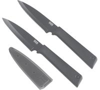 Tta-Kuhn Rikon Colori+ 2-Piece Preparation Knife Set, Grey