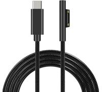 TTA-Surface Connect to USB-C Câble de charge compatible avec Microsoft Surface Pro7 Go2 Pro6 5/4/3 Surface Laptop 1/2/3 & Surface Book, fonctionne avec chargeur USB C 45W 15V3A