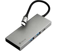 TTA-Wonder Dock 4 Pro - Adaptateur USB-C en Aluminium ultraléger, HDMI 4K 30Hz, Charge PD 100W, USB 3.0, VGA, Ethernet, Compatible avec MacBook, Chromebook et Ordinateurs Portables