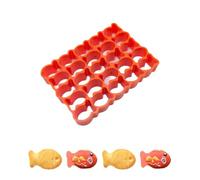TTAO Emporte Pièce Pour Biscuits En Forme Poisson Cavités Emporte Pièce Pour Biscuits Petits Pièces Pièces Cookies Mini En Plastique Party Violet Taille unique