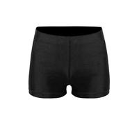 TTAO Enfant Garcon Shorts de Danse Short de Gymnastique Sport Yoga Elastique Legging Pantalon Courte Moulant Fitness Running Caleçon Boxer de Sport 5-16 Ans Noir 13-14 Ans