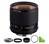 TTArtisan 250mm F5.6 Objectif à Monture Reflex M42, téléobjectif Manuel Plein Format Donut Bokeh Compatible avec Les appareils Photo à Monture M42 avec Pare-Soleil/Filtre d'objectif