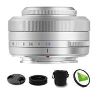 TTArtisan 27mm F2.8 Objectif STM APS-C à Mise au Point Automatique à Monture XF pour Fujifilm Fuji X-Mount appareils Photo X-T10 X-T2 X-T20 X-T30 X-T3 X-T4 X-T5 X-T100 X-T200 X-T30 X-PRO2 -Argent