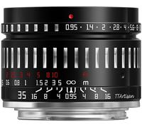 TTArtisan 0.95/35Mm Noir/Chrome Pour Sony E APS-C