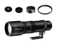 TTARTISAN 500mm F6.3 Telephoto Full Frame Large Ed Glass MC Multi-Layer Coatings Lens 3.3m Close-up Shot Focus Gear Ring Nikon F-Mount Cameras for D6 D5 DF D850 D810A D810 D780 D750 D610,etc.